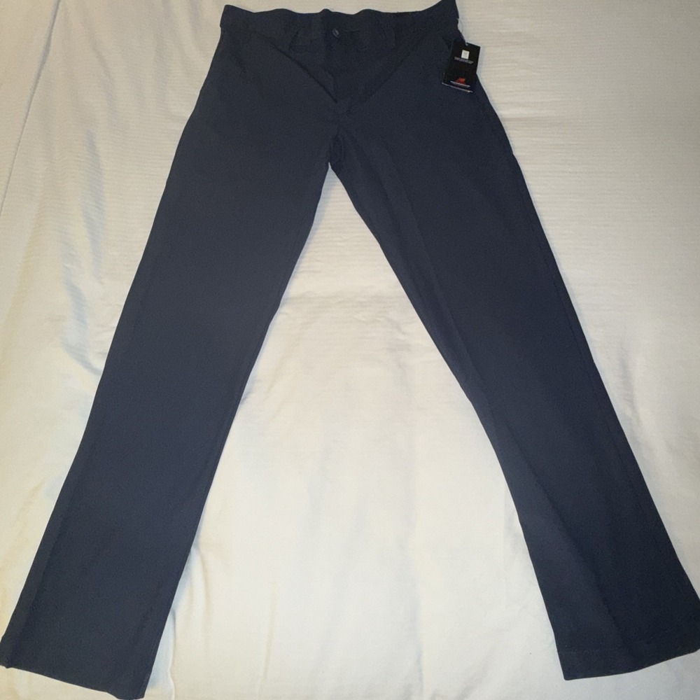 New Balance Men's Large 38x31 Golf All Motion Pants Navy Blue New With Tags